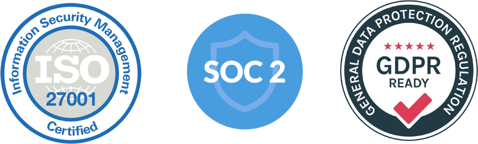 GDPR compliant, SOC 2 · US market